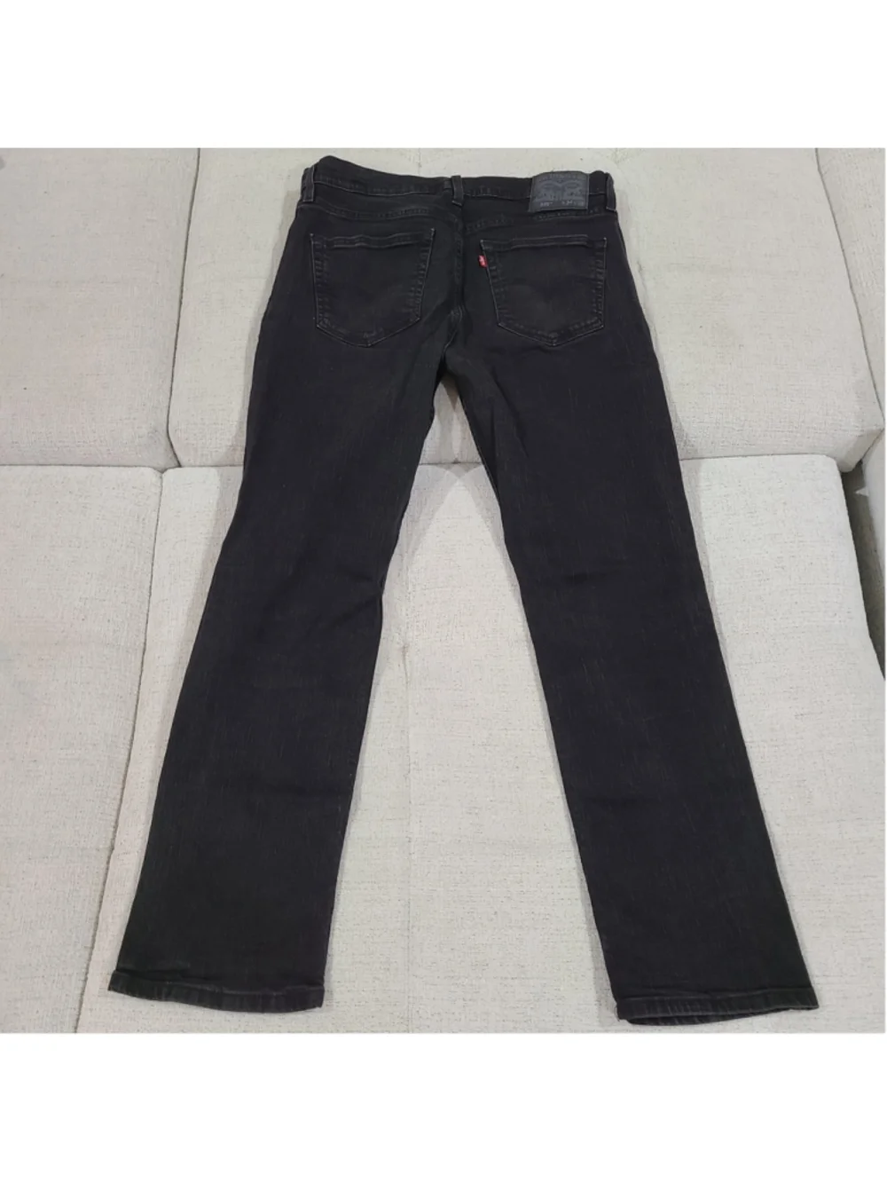 Levi's 559 Relaxed Straight Jeans Mens 34x32 Black Stretch Denim
